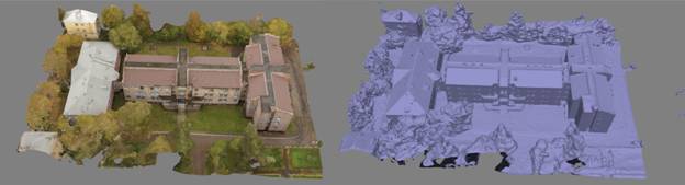 Рис.1. Фотограмметрическая модель Рис.1. Фотограмметрическая модель